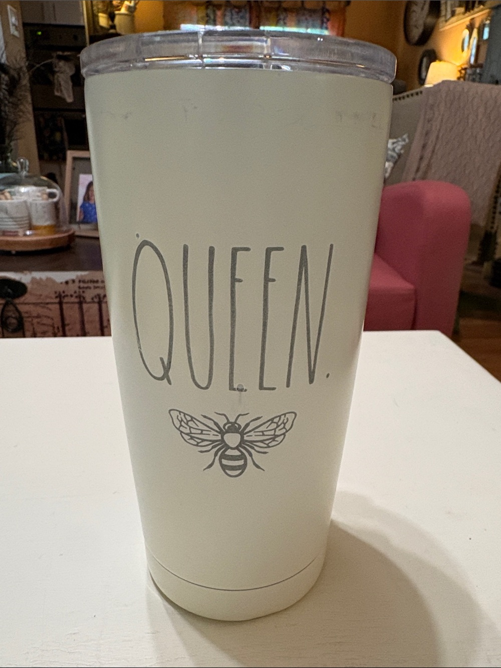 QUEEN Bee Insulated Tumbler - Cream